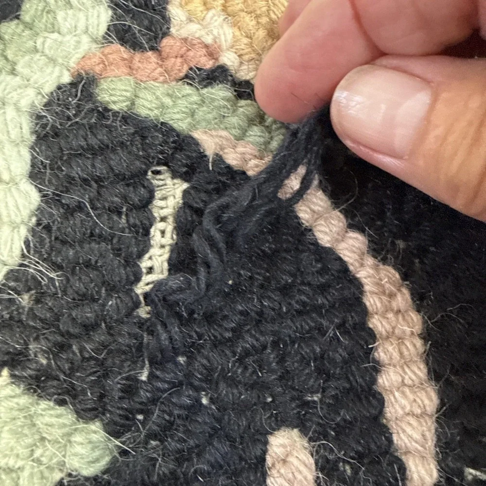 Vintage Jamestown Hand Hooked 100% Wool Rugs. 24